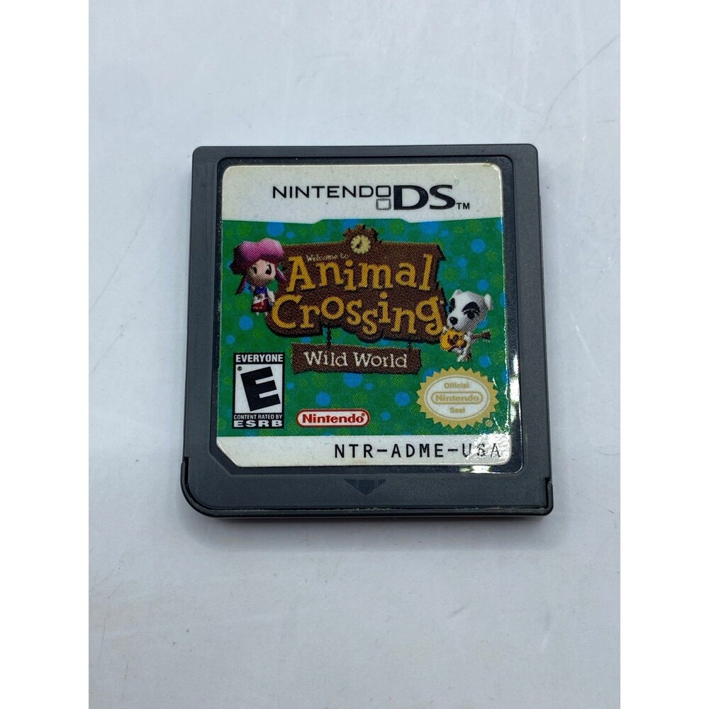 ANIMAL CROSSING : WILD WORLD FOR NINTENDO DS / 3DS cartridge only tested Genuine